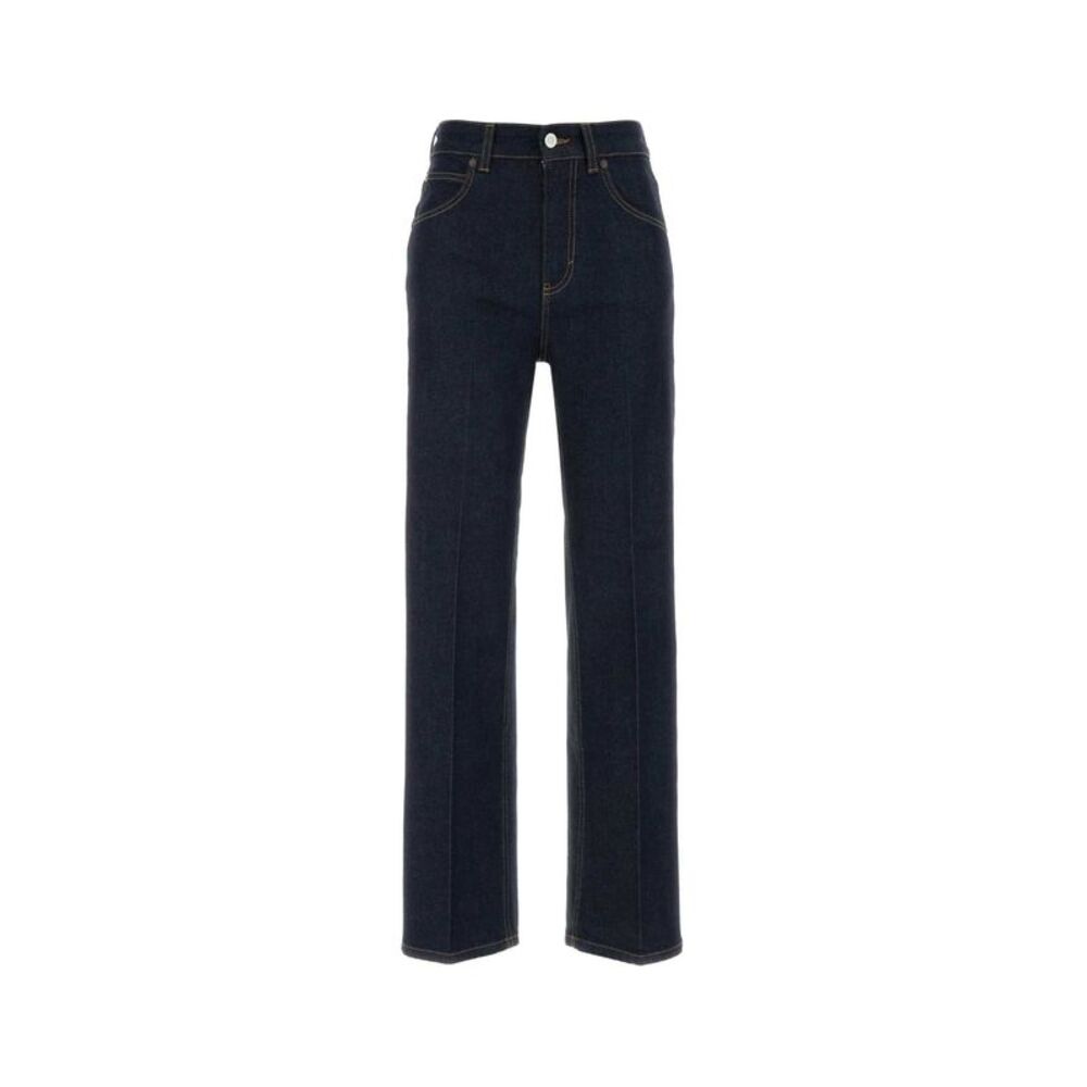 Victoria Beckham Women Blue Stretch Denim Julia Jeans